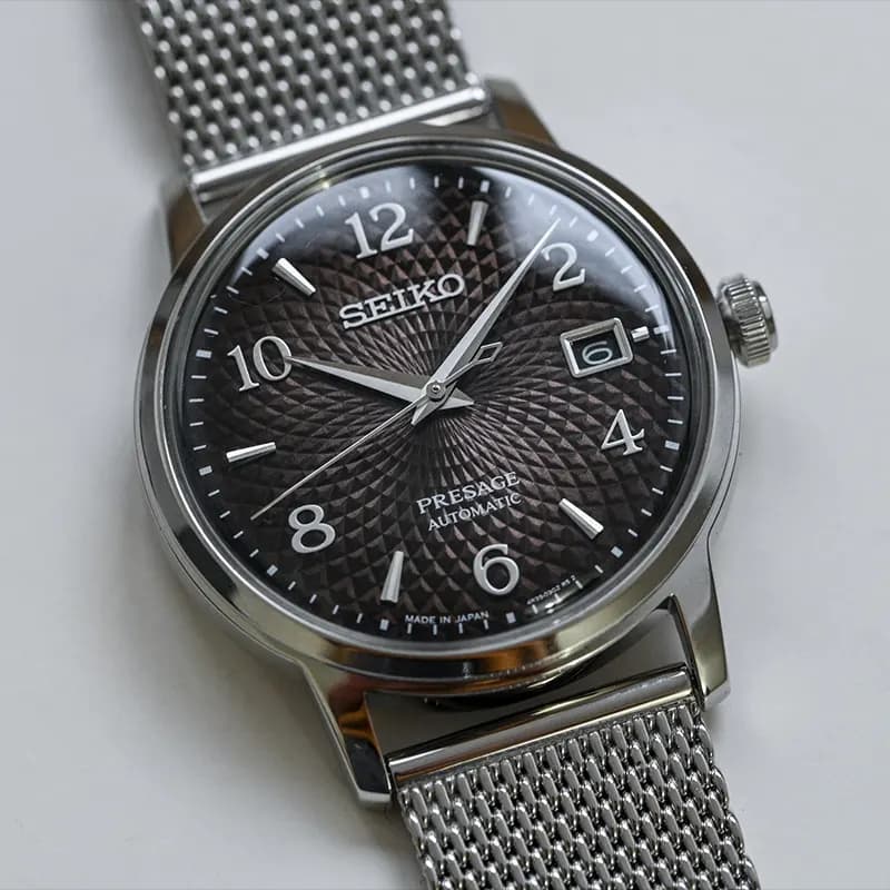 Seiko Presage Cocktail Time Black Russian Dial Men's Watch | SRPF39J1