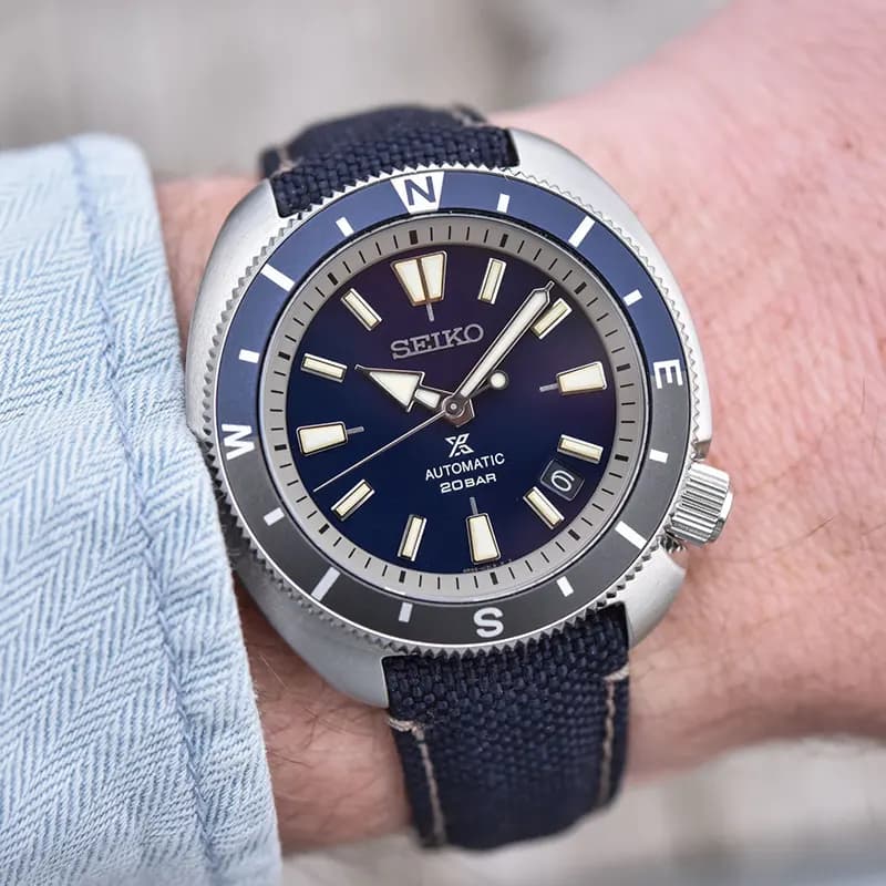 Seiko Prospex Land Tortoise Blue Dial Automatic Men's Watch | SRPG15K1