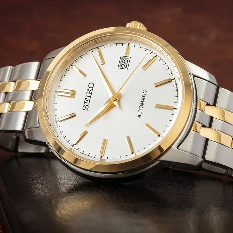 Seiko Essentials White Dial Dress Men’s Watch | SRPH92K1