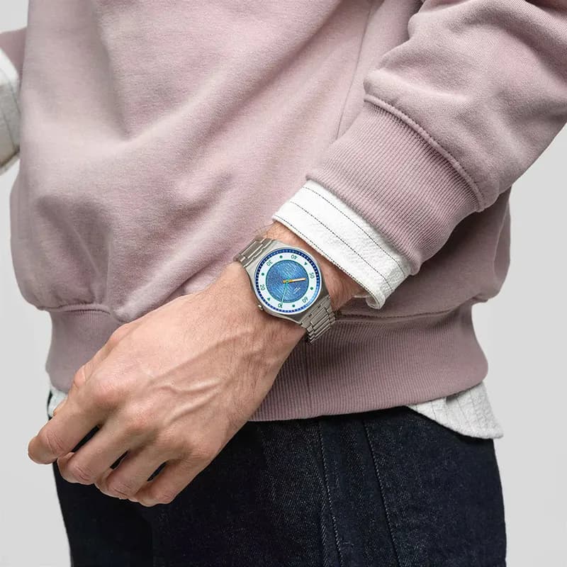 Swatch Power Of Nature Splash Dance Blue Dial Men's Watch | SS07S143G
