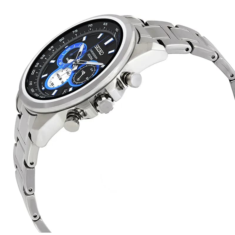 Seiko Chronograph Black Dial Men’s Watch | SSB243P1