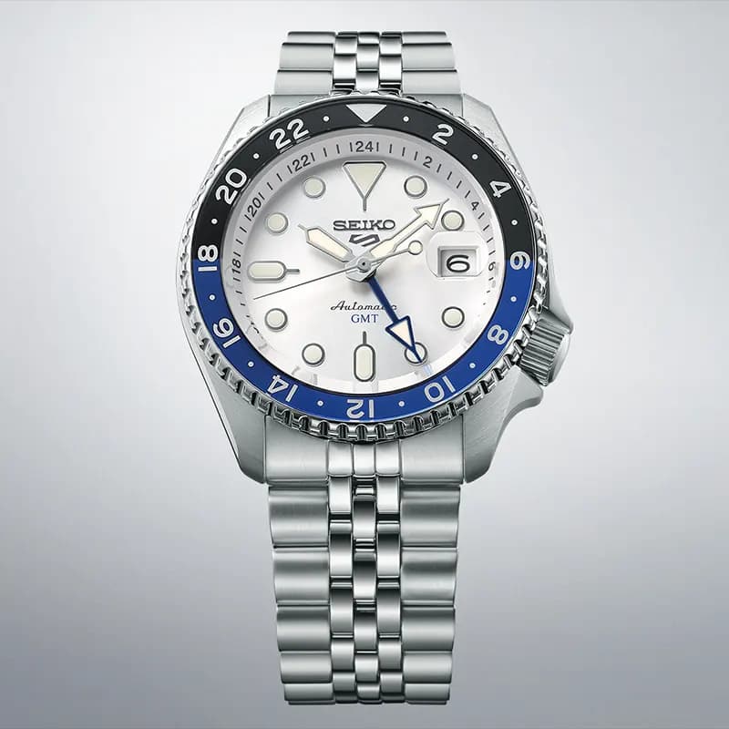 Seiko 5 Sports SKX Series GMT White Dial Men’s Watch | SSK033K1