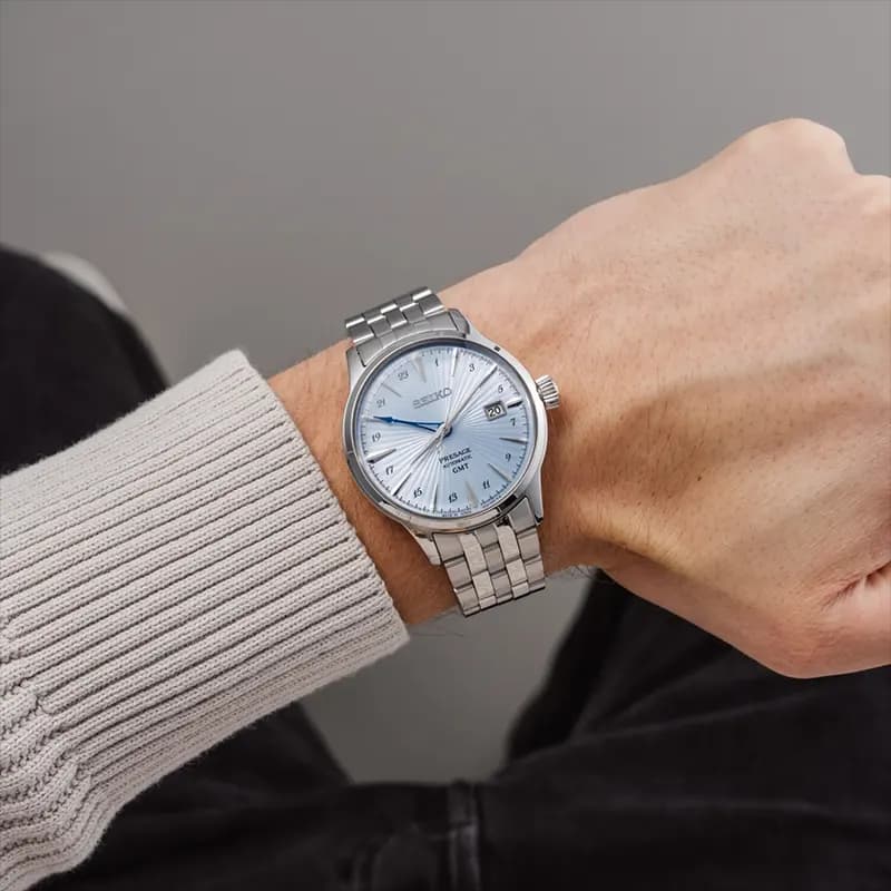 Seiko Presage Cocktail Time 'Skydiving' GMT Automatic Men's Watch | SSK037J1