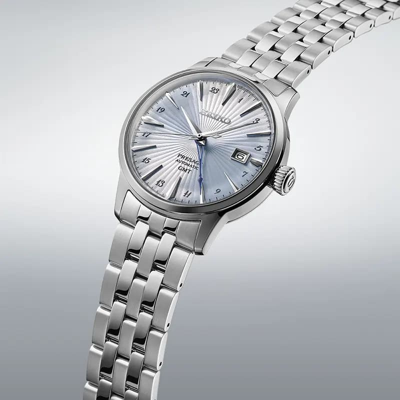 Seiko Presage Cocktail Time 'Skydiving' GMT Automatic Men's Watch | SSK037J1