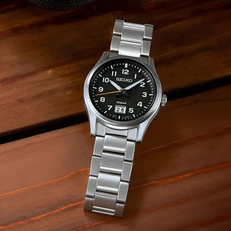 Seiko Essentials Classic Black Dial Men's Watch | SUR569P1