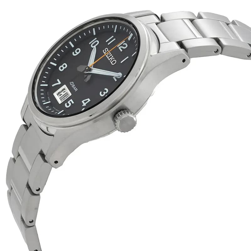 Seiko Essentials Classic Black Dial Men's Watch | SUR569P1