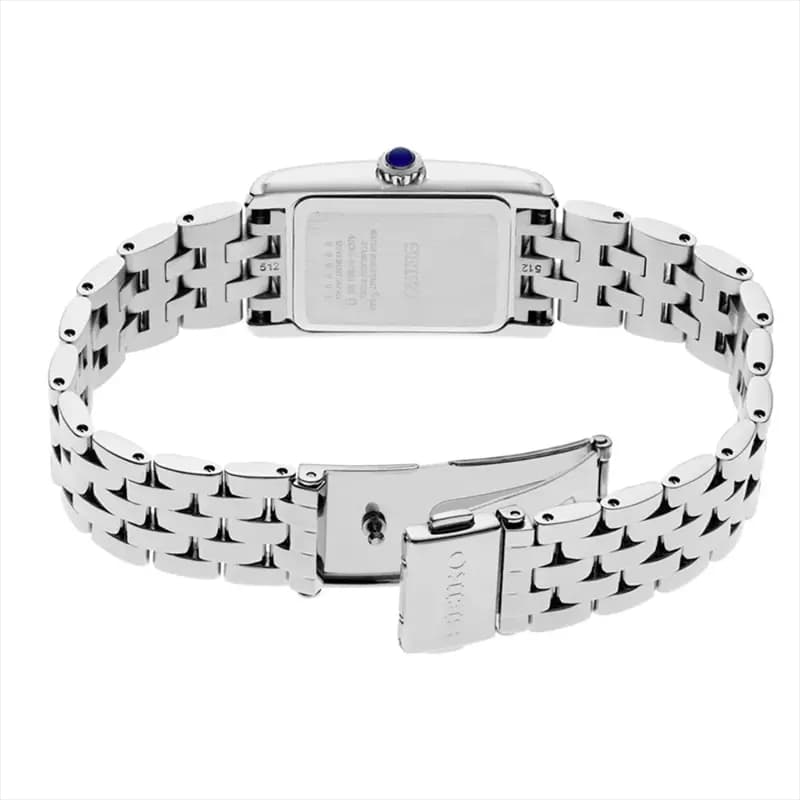Seiko Essentials Roman Numeral Blue Dial Ladies Watch | SWR085