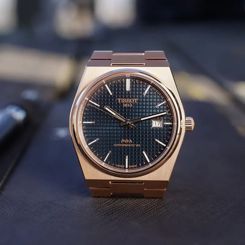 Tissot PRX Powermatic 80 Rose Gold Men's Watch | T137.407.33.041.00