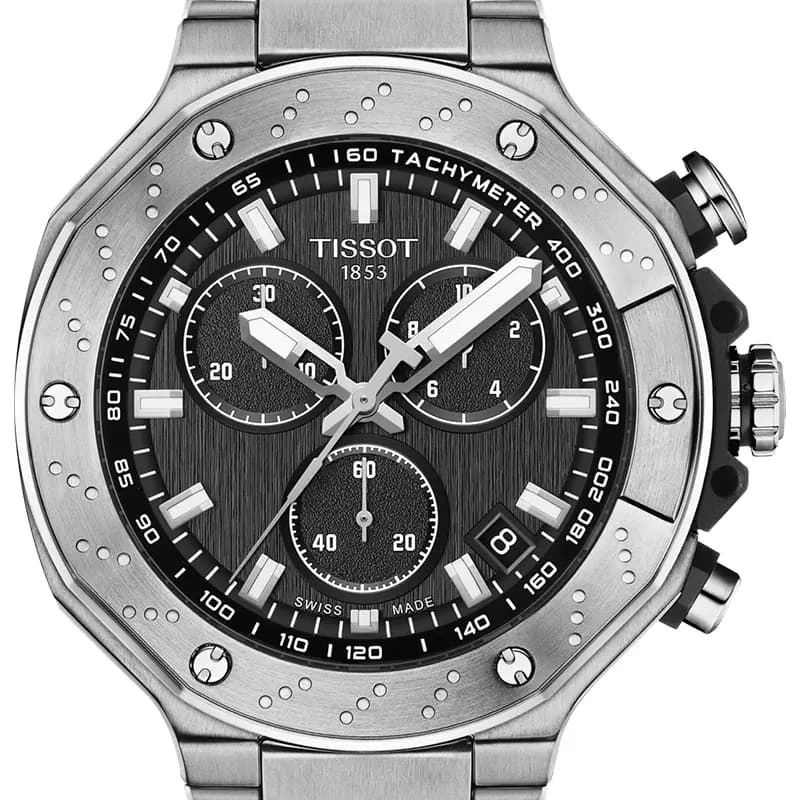 Tissot T-Race Chronograph Black Dial Men's Watch | T141.417.11.051.01 secondary view