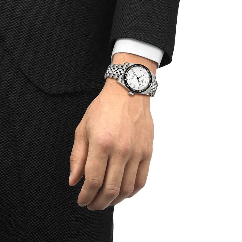 Tissot PR516 Powermatic 80 White Dial Men's Watch | T149.407.11.031.00 secondary view