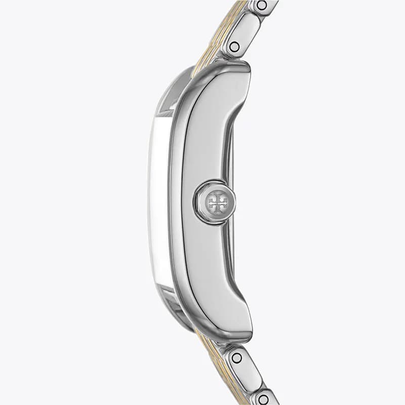 Tory Burch Eleanor Black MOP Dial Two-Tone Ladies Watch | TBW1084