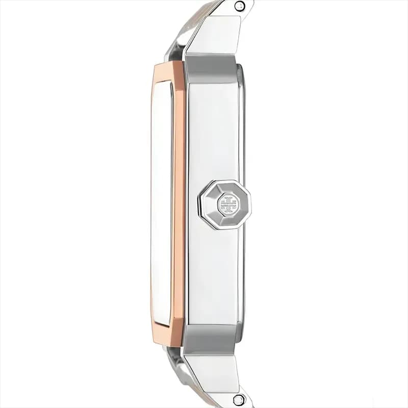 Tory Burch Robinson Two-Tone White Dial Ladies Watch | TBW1509