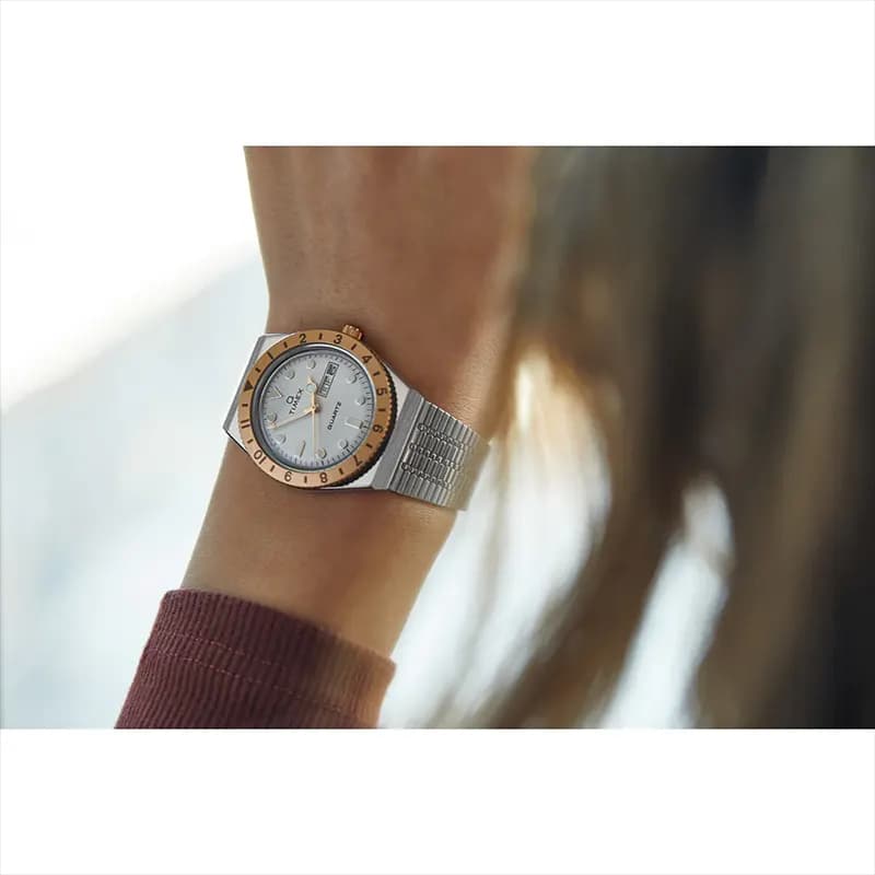 Q Timex® Reissue Silver Dial 36mm Ladies Watch | TW2U95600