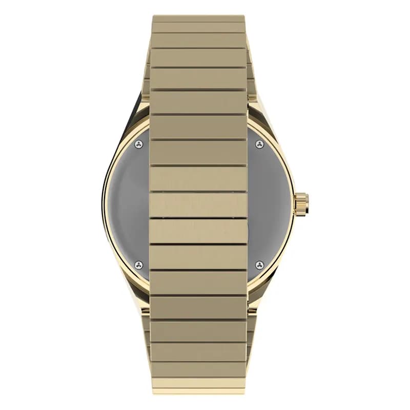 Q Timex® Green Dial Steel Expansion Band Ladies Watch | TW2V92200