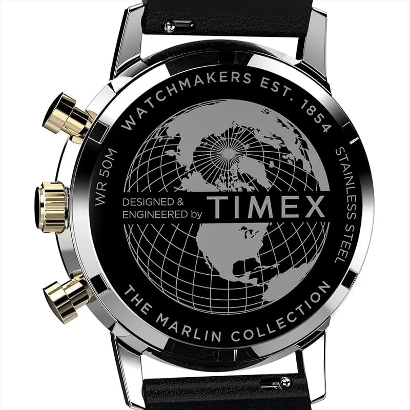 Timex Marlin® Chronograph Black Dial Men's Watch | TW2W51500