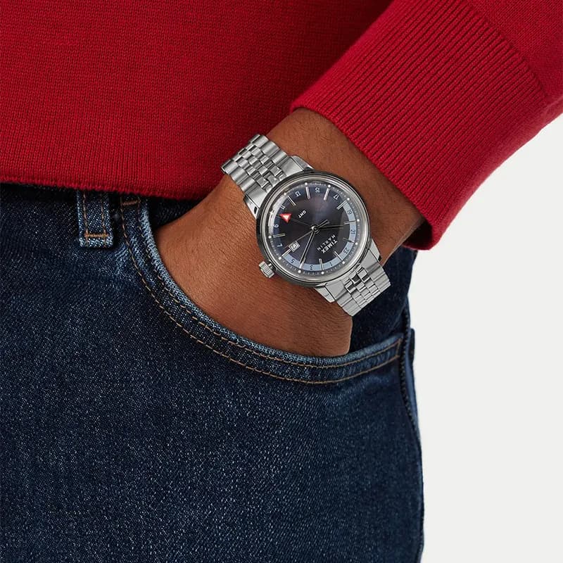 Timex Marlin® GMT 40mm Blue Dial Men's Watch | TW2Y47600 secondary view