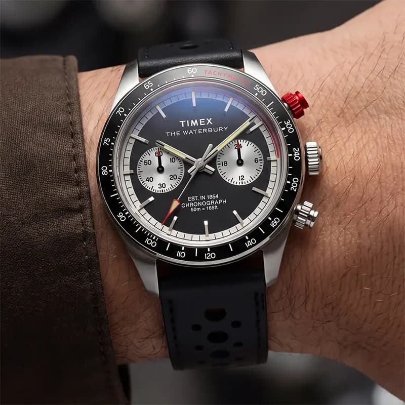 Timex Waterbury Heritage Black Dial Men's Watch | TW2Y93300 secondary view