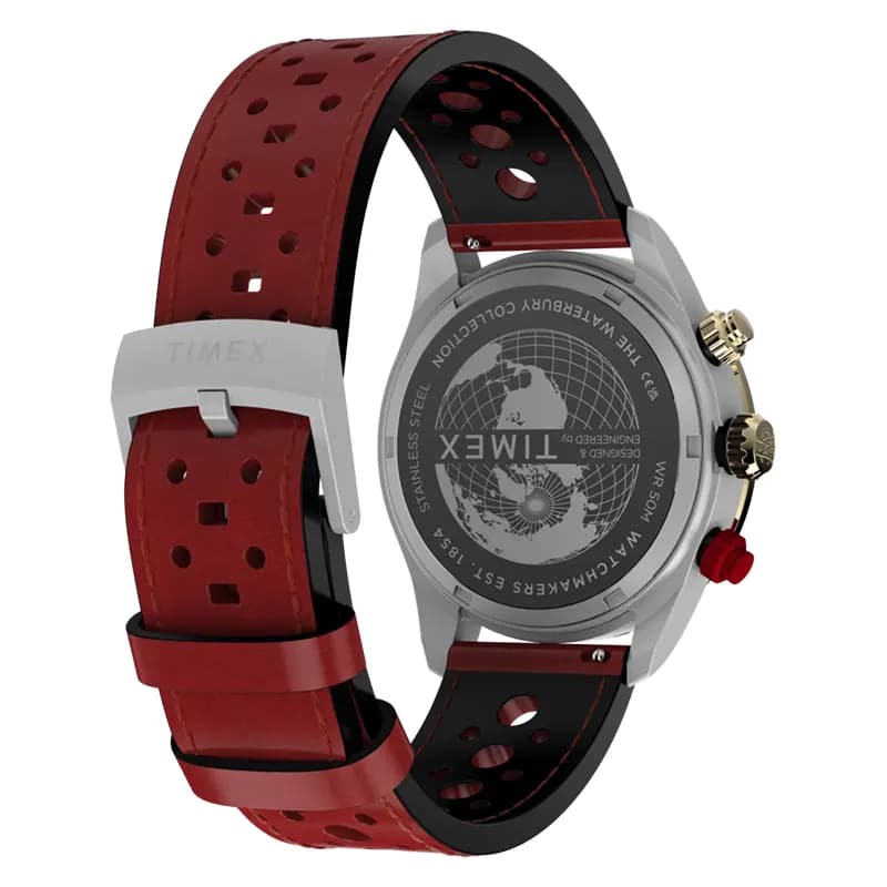 Timex Waterbury Heritage Chronograph Black Dial Men's Watch | TW2Y93400