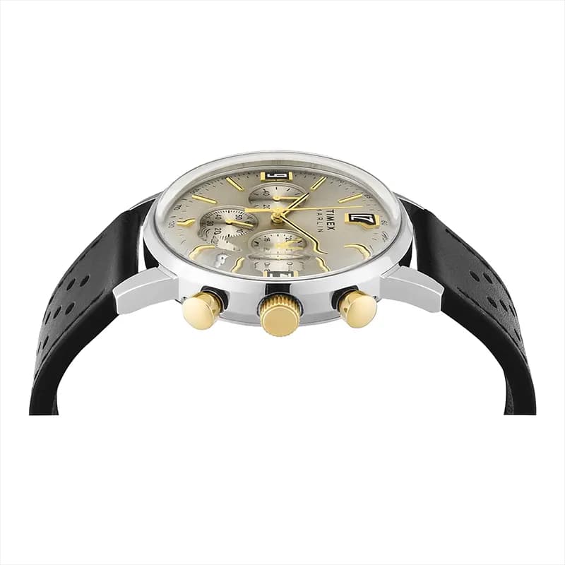 Timex Marlin® Chronograph Tachymeter Beige Dial Men's Watch | TWEG26705