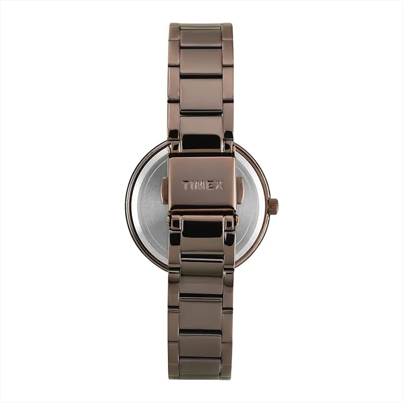 Timex® Trendline Brown Dial Brown-Tone Ladies Watch | TWEL18722