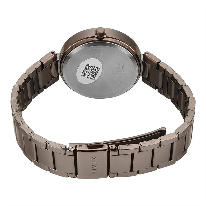 Timex® Trendline Brown Dial Brown-Tone Ladies Watch | TWEL18722