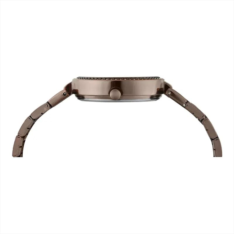 Timex® Trendline Brown Dial Brown-Tone Ladies Watch | TWEL18722
