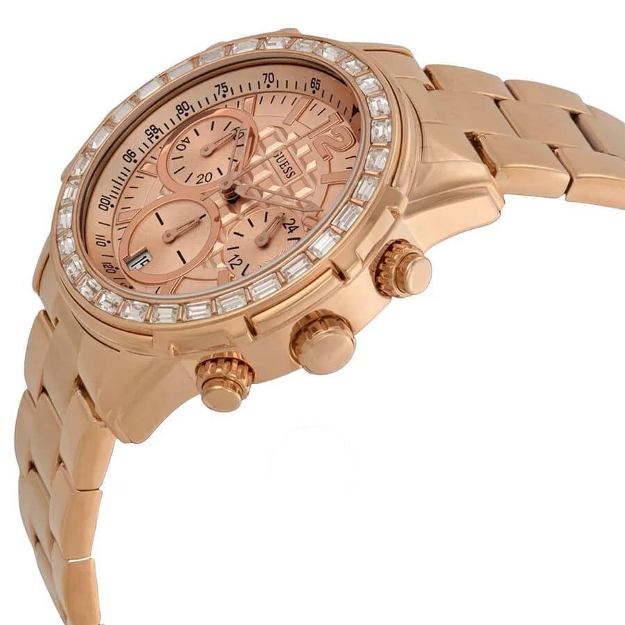 Guess Lady B Chronograph Rose Dial Ladies Watch | W0016L5