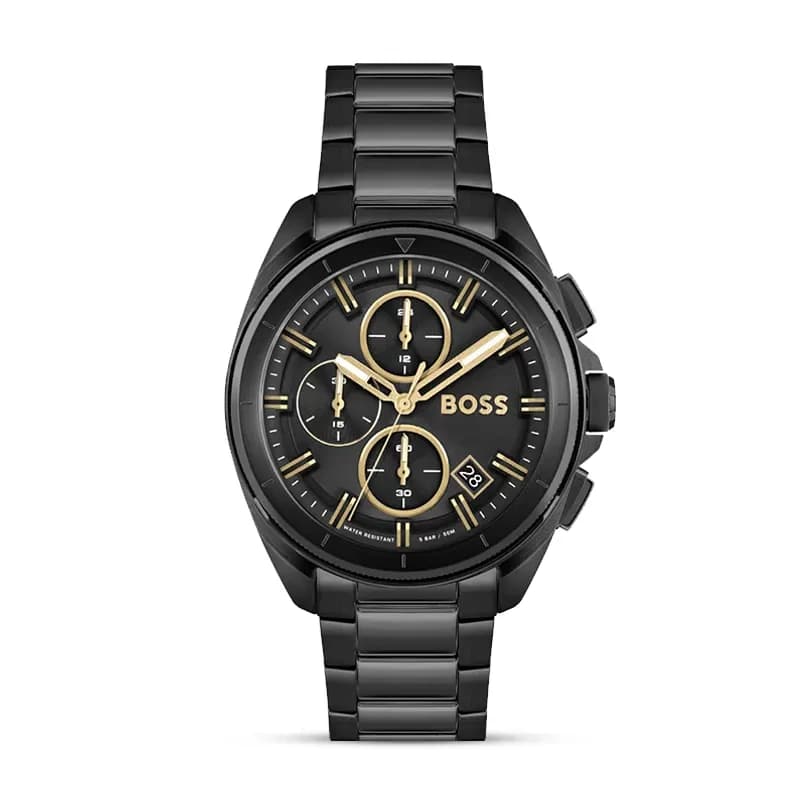 Hugo Boss Volane Chronograph Black Dial Men's Watch | 1513950