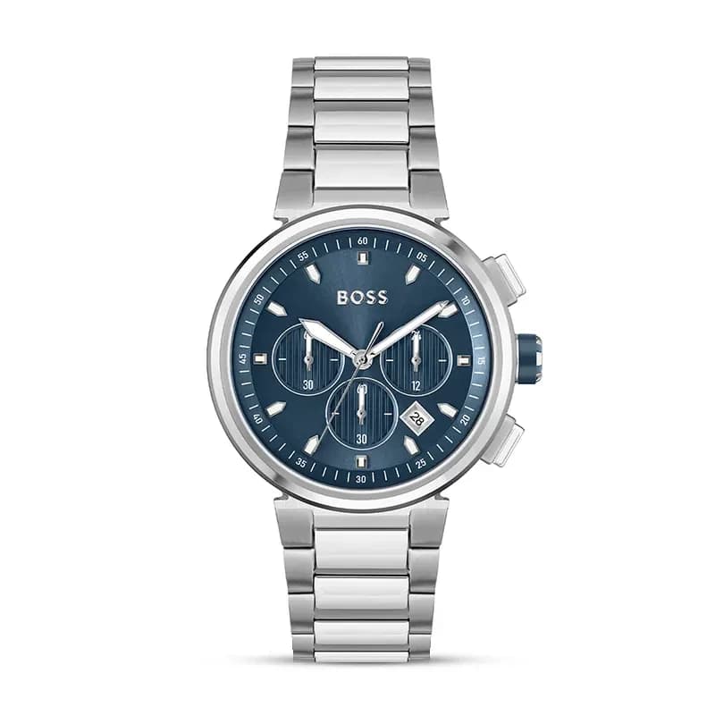 Hugo Boss Trace Chronograph Blue Dial Men's Watch | 1513999