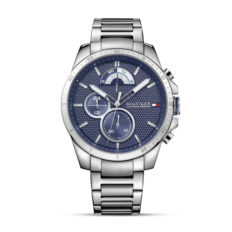 Tommy Hilfiger Decker Chronograph Blue Dial Men's Watch | 1791348