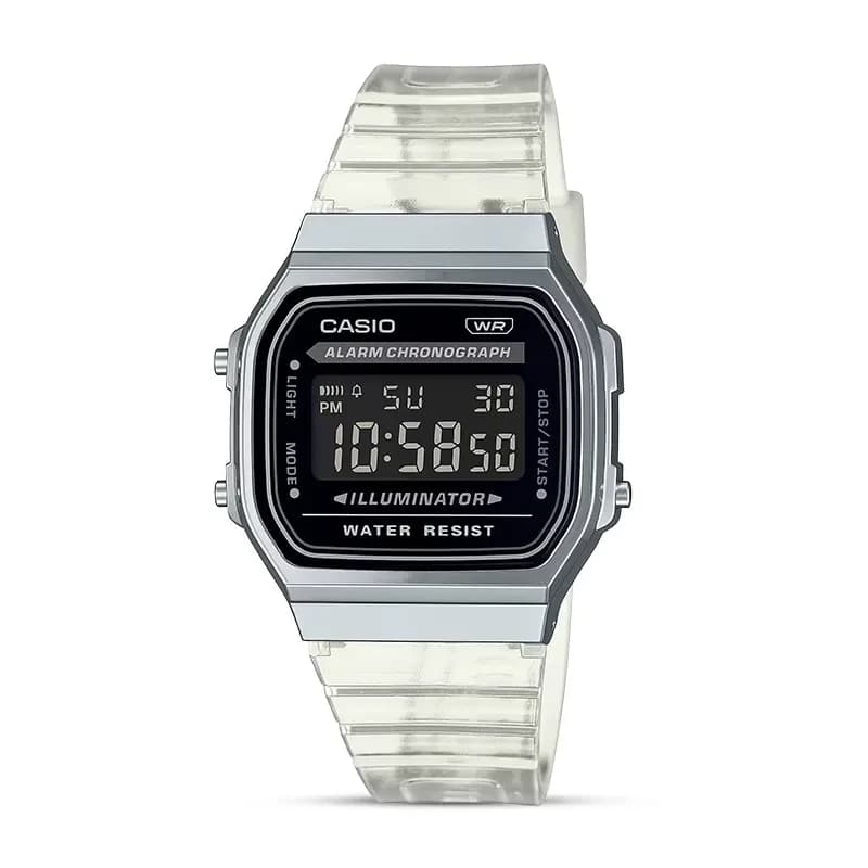 Casio A168XES-1B Vintage Retro Ladies Watch