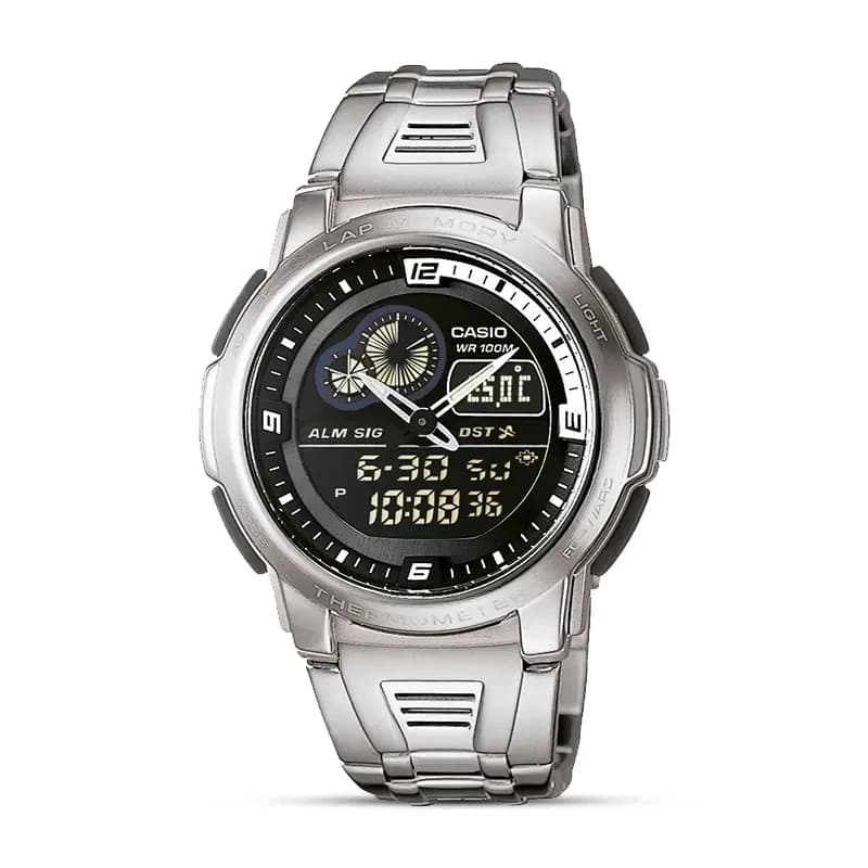 Casio AQF-102WD-1BVDF Youth Black Dial Men’s Watch