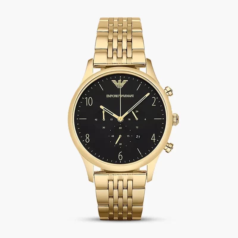 Emporio Armani Chronograph Black Dial Men's Watch | AR1893