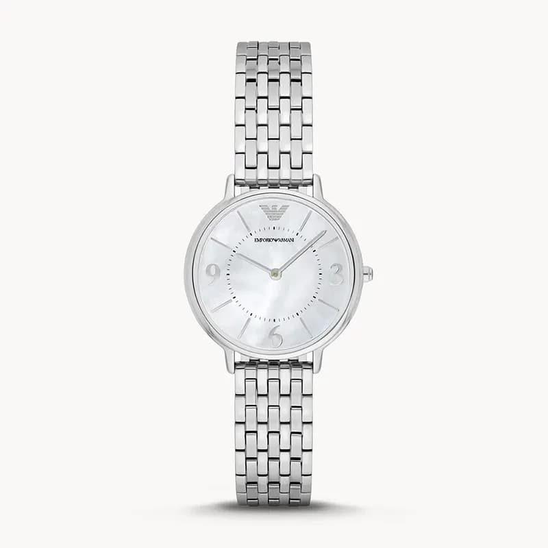 Emporio Armani Kappa White MOP Dial Ladies Watch | AR2507