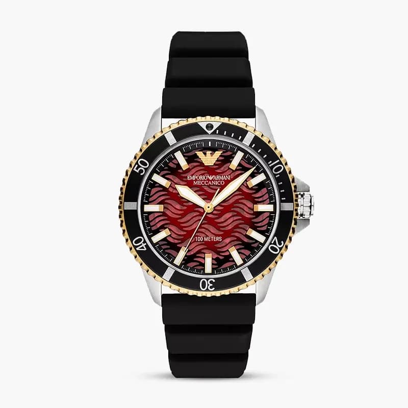 Emporio Armani Automatic Red Dial Men’s Watch | AR60070
