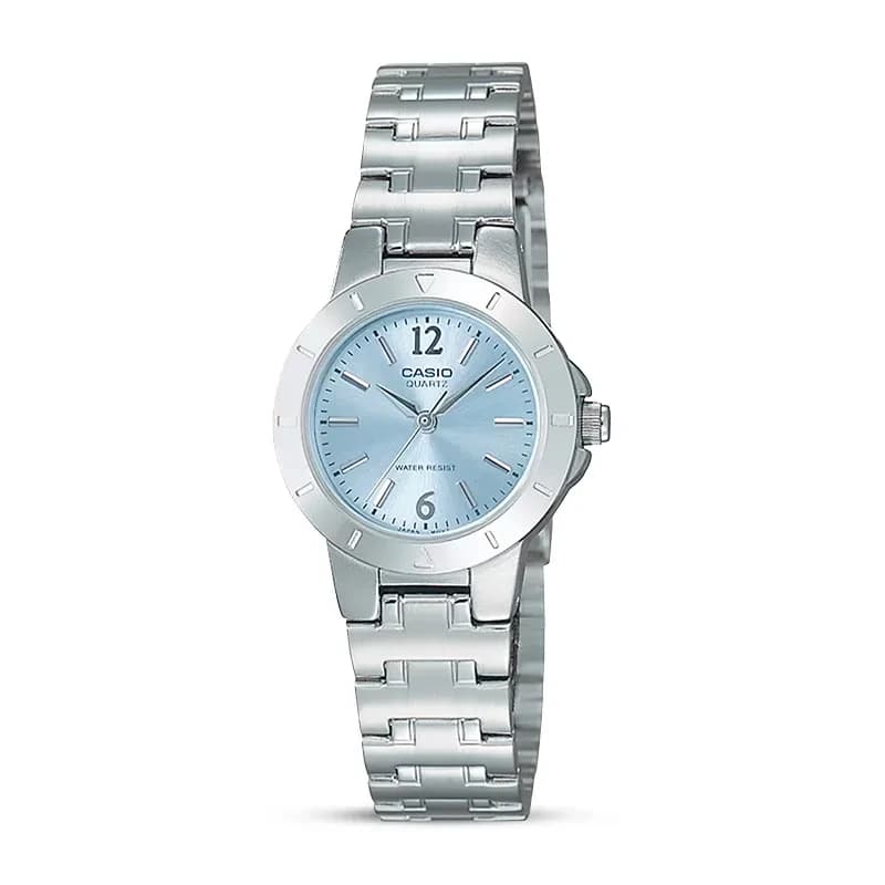 Casio Enticer LTP-1177A-2A Ice Blue Dial Ladies Watch