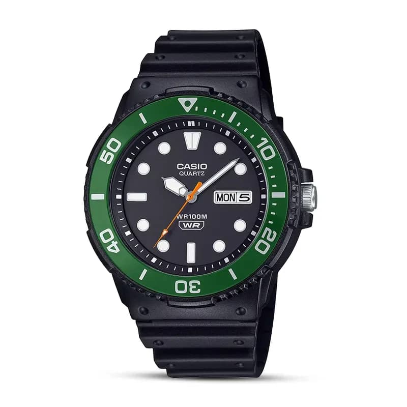 Casio Enticer Black Dial Resin Band Watch | MRW-230H-1E3VDF
