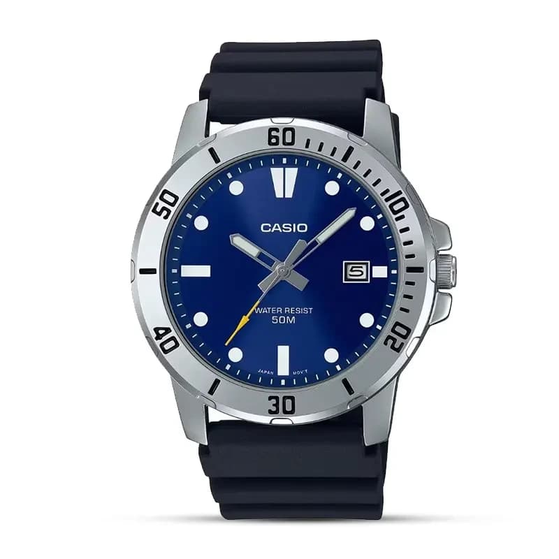 Casio Enticer Blue Dial Men's Watch | MTP-VD01-2EV