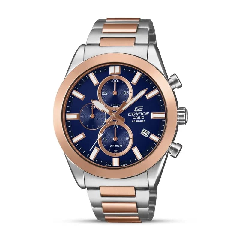 Casio Edifice Motorsports Chronograph Blue Dial Men's Watch | EFB-710SG-2AV