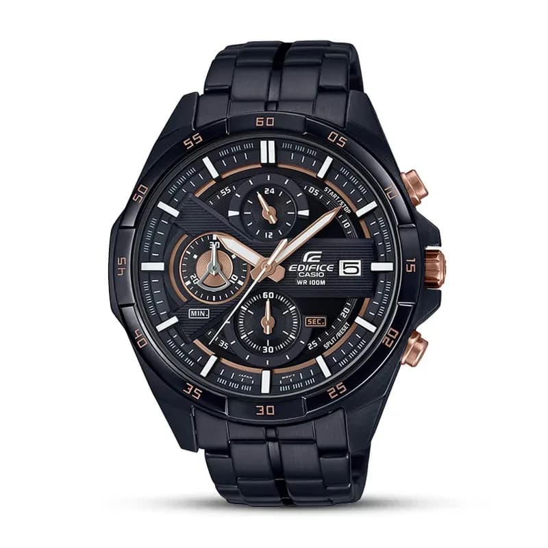 Casio Edifice Multi Layered Black Dial Men's Watch | EFR-556DC-1AV