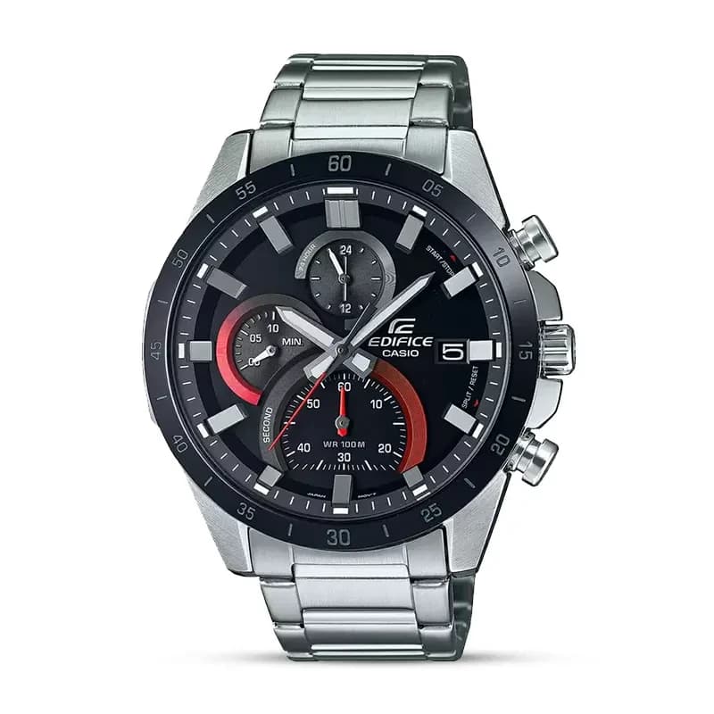 Casio Edifice Bold Designed Chronograph Black Dial Men’s Watch | EFR-571DB-1A1