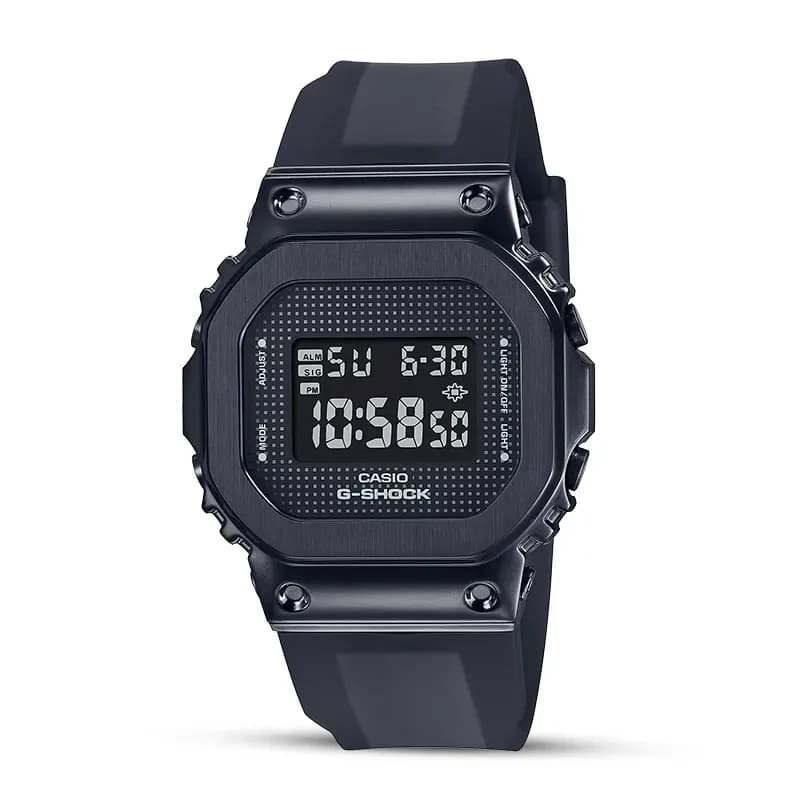 Casio G-Shock 5600 Series Black Digital Watch | GM-S5600SB-1