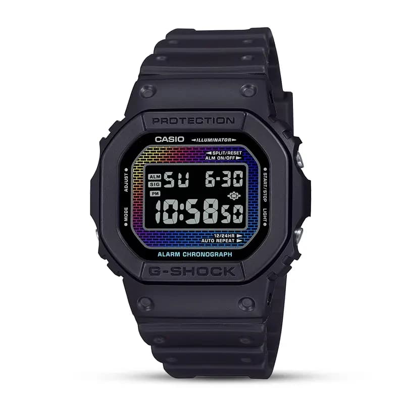 Casio G-Shock Rainbow Brick Wall Digital Men’s Watch | DW-5600RW-1