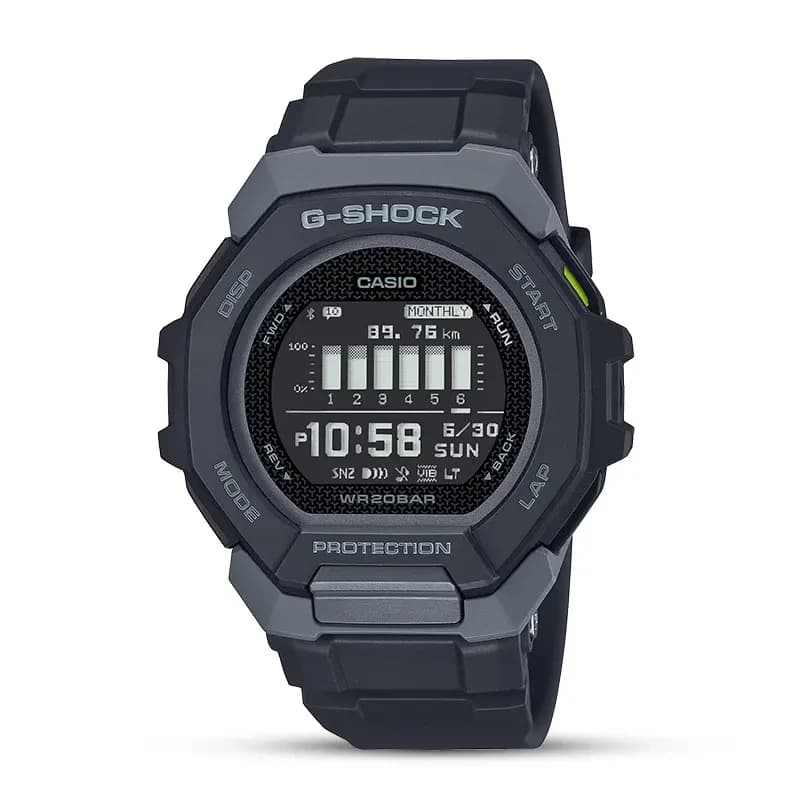 Casio G-Shock GBD-300-1 G-Squad Smartphone Link Black Dial Men's Watch