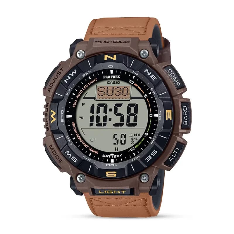 Casio Pro Trek Solar Powered Triple Sensor Men's Watch | PRG-340L-5