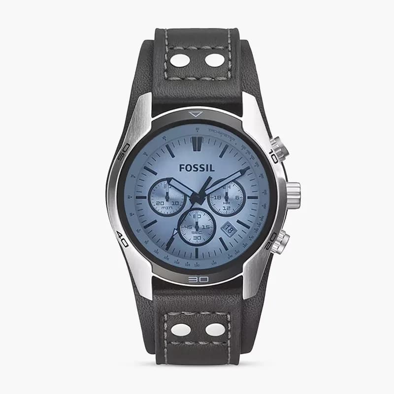 Fossil Coachman Chronograph Black Strap Men’s Watch | CH2564
