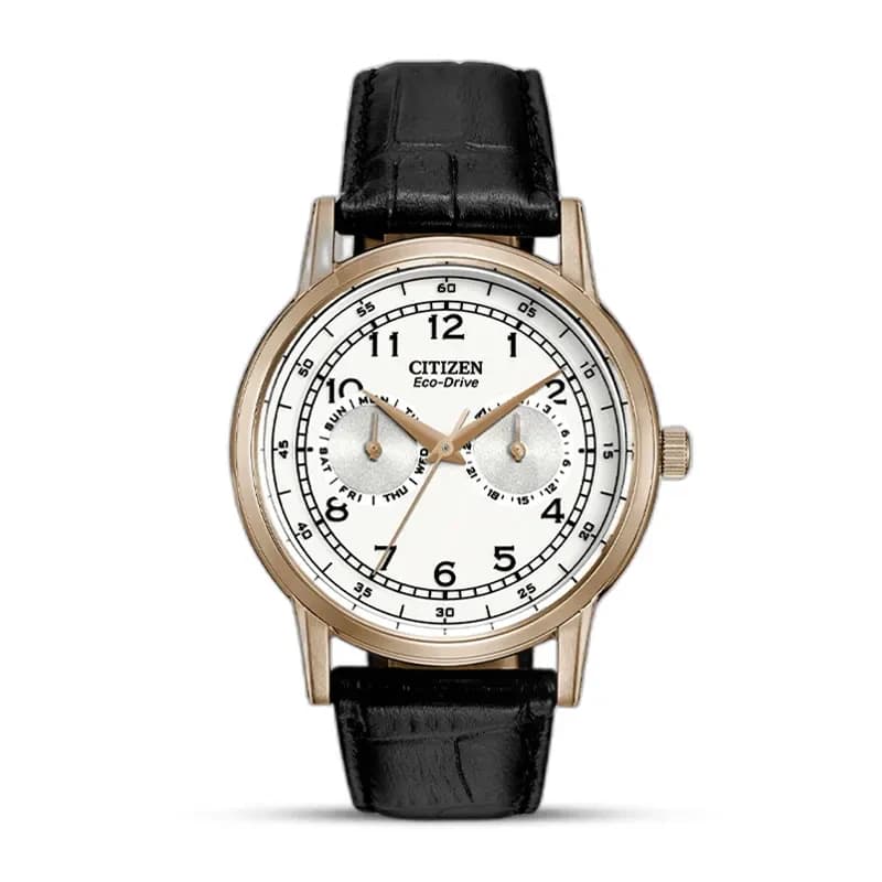 Citizen Corso Eco-Drive Multi-Function White Dial Men's Watch | AO9003-16A