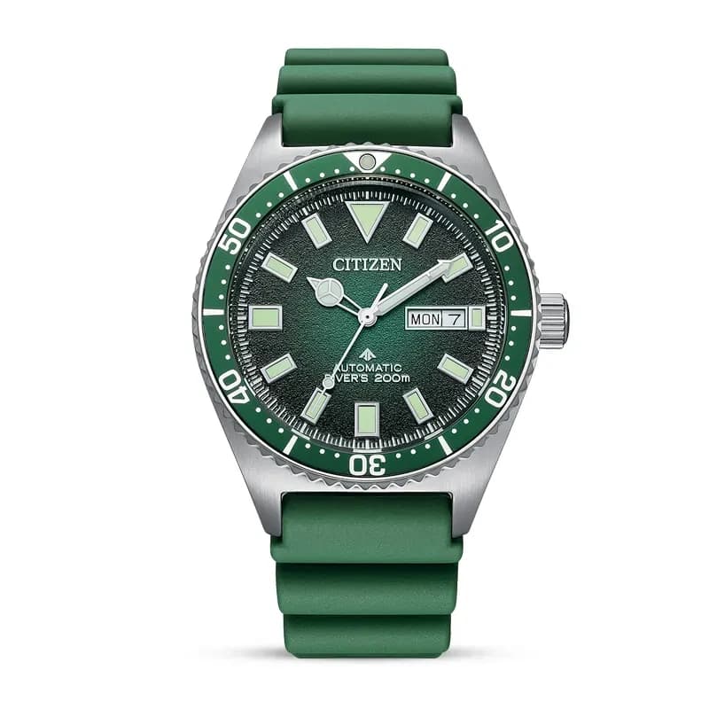 Citizen Promaster Diver's Automatic Green Dial Men's Watch | NY0121-09X