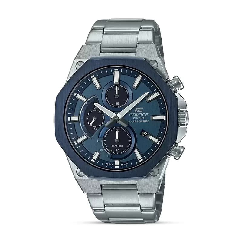 Casio Edifice Solar Powered Chronograph Men's Watch | EFS-S570DB-2A