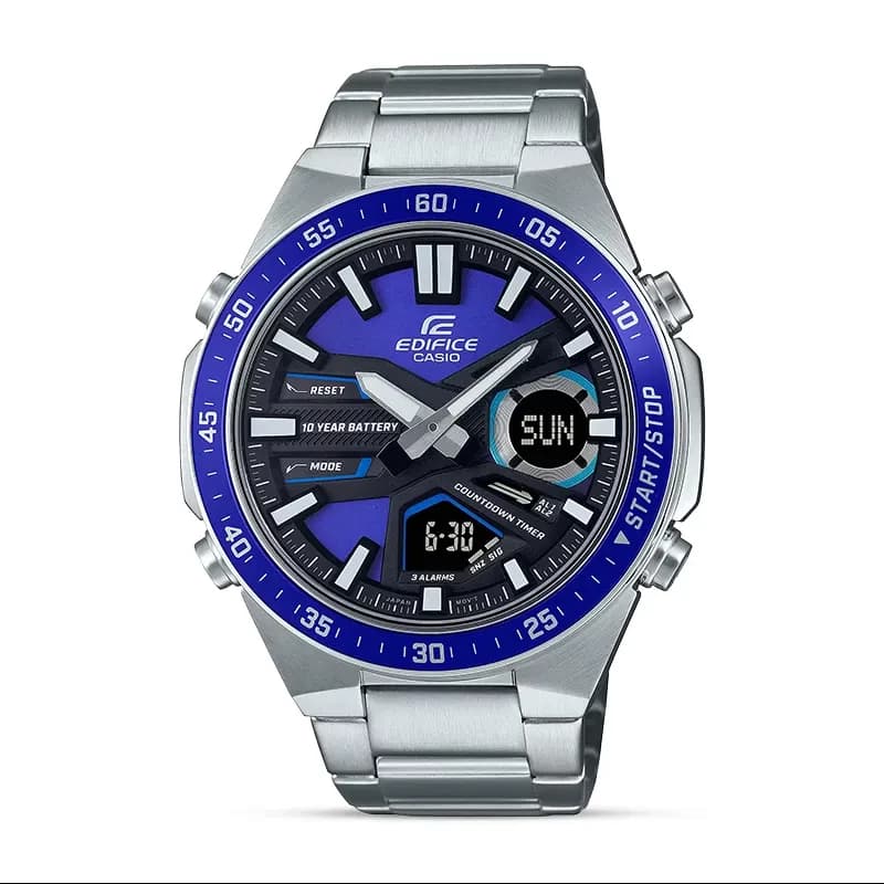 Casio Edifice EFV-C110D-2AV Blue Dial Men's Watch